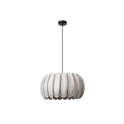 Lucide SPENCER Hanglamp-Grijs-Ø40-1xE27-40W-Vilt Best