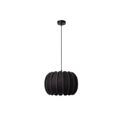 Lucide SPENCER Hanglamp-Zwart-Ø30-1xE27-40W-Vilt Outlet