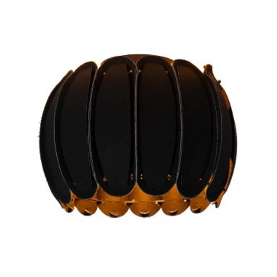 Lucide SPENCER Plafonnière-Zwart-Ø30-1xE27-40W-Vilt Best