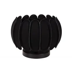 Lucide SPENCER Tafellamp-Zwart-Ø30-1xE27-40W-Vilt