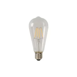 Lucide ST64 - Filament lamp - Ø 6,4 cm - LED Dimb. - E27 - 1x5W 2700K - Transparant New