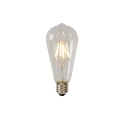 Lucide ST64 Cla. Fil. lamp-Transp.-LED Dimb.-1xE27-7W Clearance