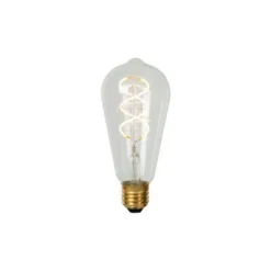 Lucide ST64 Fil. lamp-Transp.-LED Dimb.-1xE27-4,9W-2700K Hot