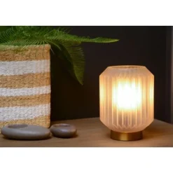 Lucide SUENO - Tafellamp - Ø 13 cm - 1xE14 - Wit Sale