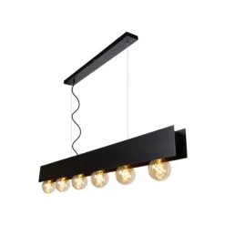 Lucide SURTUS Hanglamp 6xE27/60W Zwart Online