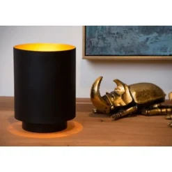 Lucide SUZY - Tafellamp - Ø 12 cm - 1xE14 - Zwart