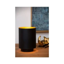 Lucide SUZY - Tafellamp - Ø 12 cm - 1xE14 - Zwart