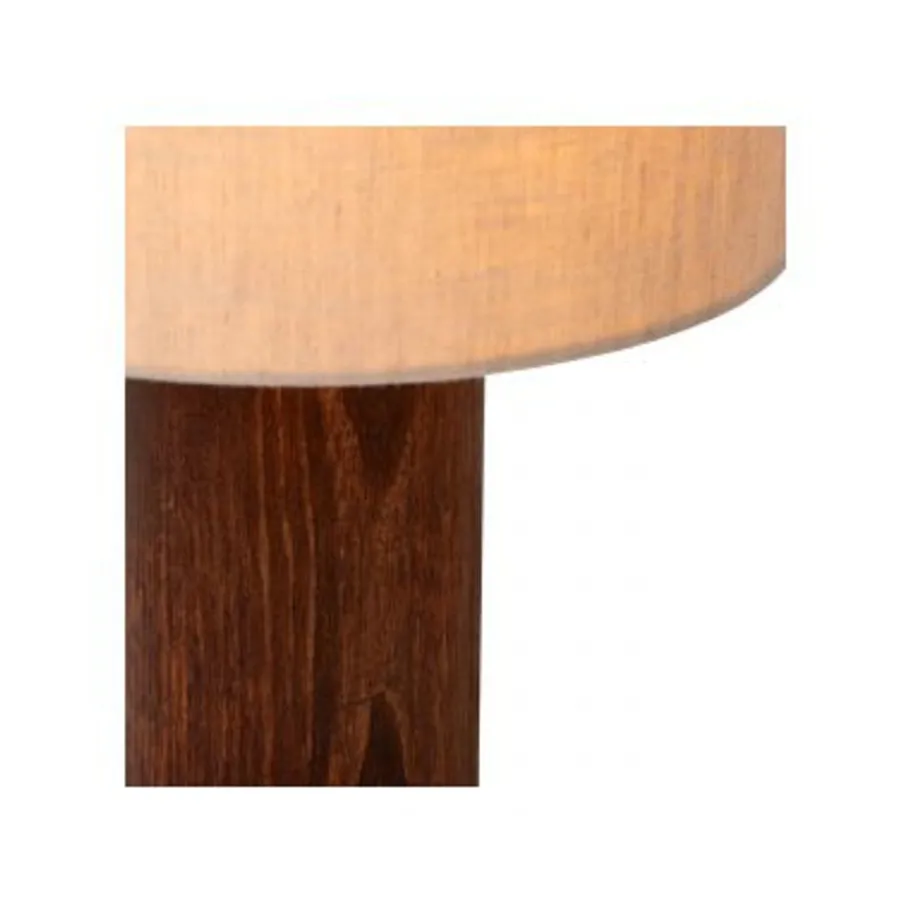 Lucide TACHINA Tafellamp-Nature.-1xE14-240W-Linnen