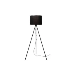 Lucide TAGALOG Vloerlamp-Zwart-Ø55-1xE27-40W-Bamboe Best