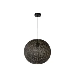 Lucide TAHAR - Hanglamp - Ø 38,5 cm - 1xE27 - Zwart Outlet