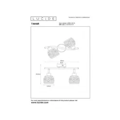 Lucide TAHAR - Plafondspot - Ø 9 cm - 2xG9 - Wit Best