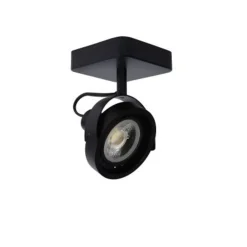 Lucide TALA LED - Plafondspot - LED Dim to warm - GU10 - 1x12W 2200K/3000K - Zwart Hot