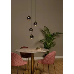 Lucide TAMINO - Hanglamp - Ø 36 cm - LED Dimb. - 4x5,2W 3000K - Zwart Best