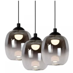 Lucide TAMINO - Hanglamp - Ø 36 cm - LED Dimb. - 4x5,2W 3000K - Zwart Best