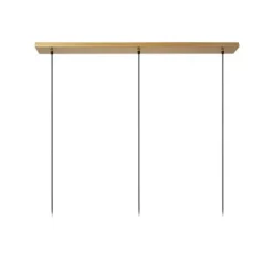 Lucide TANSELLE Hanglamp-Multic.-3xE27-60W-Bamboe Clearance