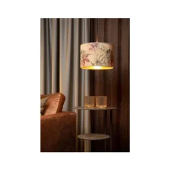 Lucide TANSELLE Hanglamp-Multic.-Ø30-1xE27-60W-Bamboe