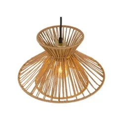 Lucide TASMAN Hanglamp-Nature.-3xE27-60W-Papier Outlet