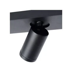 Lucide TAYLOR - Plafondspot Badkamer - LED Dim to warm - GU10 - 2x5W 2200K/3000K - IP44 - Zwart New