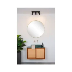 Lucide TAYLOR - Plafondspot Badkamer - LED Dim to warm - GU10 - 3x5W 2200K/3000K - IP44 - Zwart Online