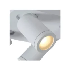 Lucide TAYLOR - Plafondspot Badkamer - LED Dim to warm - GU10 - 4x5W 2200K/3000K - IP44 - Wit Hot