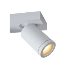 Lucide TAYLOR - Plafondspot Badkamer - LED Dim to warm - GU10 - 2x5W 2200K/3000K - IP44 - Wit Clearance