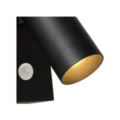 Lucide TAYLOR - Wandspot Buiten - 1xGU10 - IP54 - Zwart