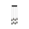 Lucide TEARS Hanglamp-Zwart-LED Dimb.-8xG4-1,5W-3000K Sale