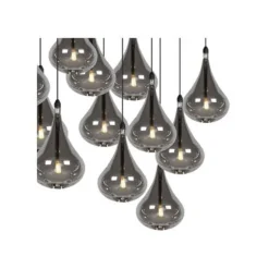Lucide TEARS Hanglamp-Zwart-LED Dimb.-8xG4-1,5W-3000K Sale