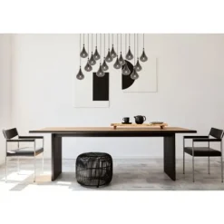 Lucide TEARS Hanglamp-Zwart-LED Dimb.-16xG4-1,5W-3000K Hot