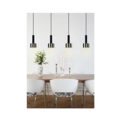 Lucide TEUN - Hanglamp - 4xE27 - Zwart Sale