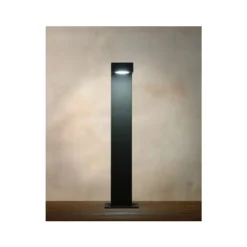 Lucide TEXAS - Sokkellamp Buiten - LED - 1x6W 3000K - IP54 - Antraciet New
