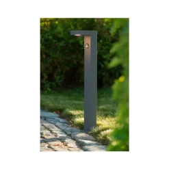 Lucide TEXAS-IR - Sokkellamp Buiten - LED - 1x6W 3000K - IP54 - Antraciet Outlet