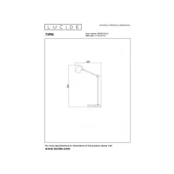 Lucide TIPIK Tafellamp-Wit-LED Dimb.-3W-2700K-3 StepDim Online