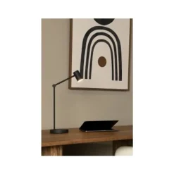 Lucide TIPIK Tafellamp-Zwart-LED Dimb.-3W-2700K-3 StepDim Clearance