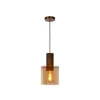 Lucide TOLEDO Hanglamp E27/60W Koper / Amber glas Clearance