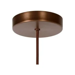 Lucide TOLEDO Hanglamp E27/60W Koper / Amber glas Clearance