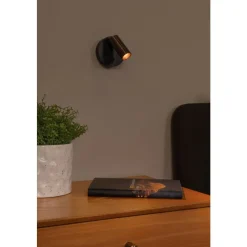 Lucide TONI - Oplaadbare Wandspot / Wandlamp - Accu/Batterij - Ø 8,1 cm - LED Dimb. - CCT - 1x2W 2700K/4000K - Bewegingssensor (uitschakelbaar) - Magnetisch - Grijs ijzer Discount