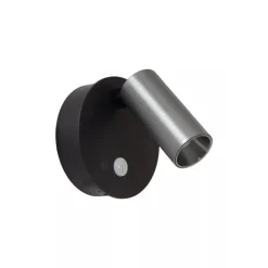 Lucide TONI - Oplaadbare Wandspot / Wandlamp - Accu/Batterij - Ø 8,1 cm - LED Dimb. - CCT - 1x2W 2700K/4000K - Bewegingssensor (uitschakelbaar) - Magnetisch - Grijs ijzer Discount