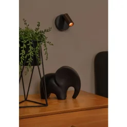 Lucide TONI - Oplaadbare Wandspot / Wandlamp - Accu/Batterij - Ø 8,1 cm - LED Dimb. - CCT - 1x2W 2700K/4000K - Magnetisch - Koffie Online