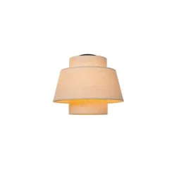 Lucide TRIBUTE Plafonnière-Beige-Ø40-1xE27-40W-Stof Outlet