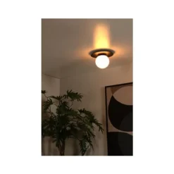 Lucide TRICIA Plafonnière-Zwart-Ø25-1xE27-15W-Metaal Discount