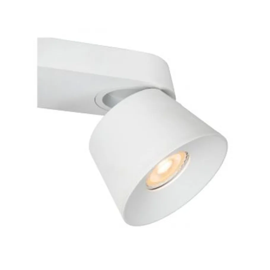 Lucide TRIGONO Plafondspot-Wit-2xGU10-50W-Metaal Online