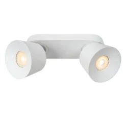 Lucide TRIGONO Plafondspot-Wit-2xGU10-50W-Metaal Online