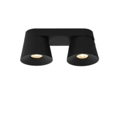 Lucide TRIGONO Plafondspot-Zwart-2xGU10-50W-Metaal Best