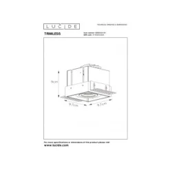 Lucide TRIMLESS - Inbouwspot - 1xGU10 - Wit Hot