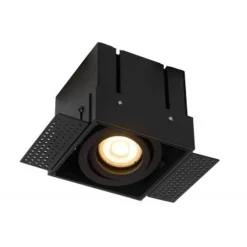 Lucide TRIMLESS - Inbouwspot - 1xGU10 - Zwart Online
