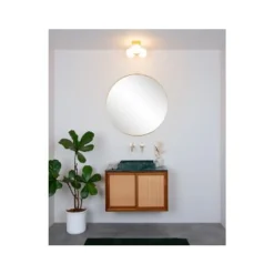 Lucide TRUDY Plafonnière Badk.-Mat Go.-Ø28-3xG9-40W-IP44 Best