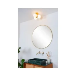 Lucide TRUDY Plafonnière Badk.-Mat Go.-Ø28-3xG9-40W-IP44 Best