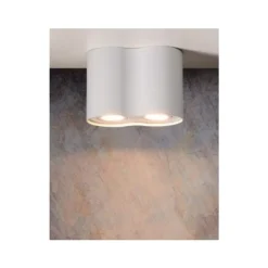 Lucide TUBE - Plafondspot - 2xGU10 - Wit Sale