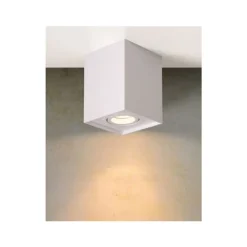 Lucide TUBE Spot GU10 Opbouw Vierk 9.6/9.6/12.5cm Wit Sale